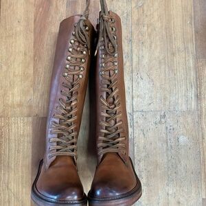 Vintage Foundry Sadelle lace up boots